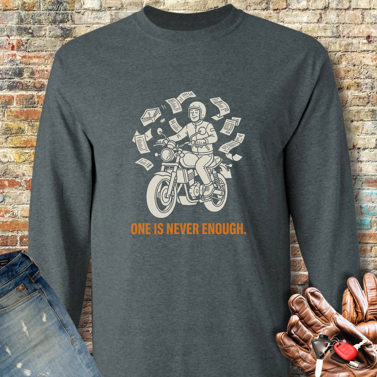 Bills Long Sleeve T-Shirt - Dark Heather