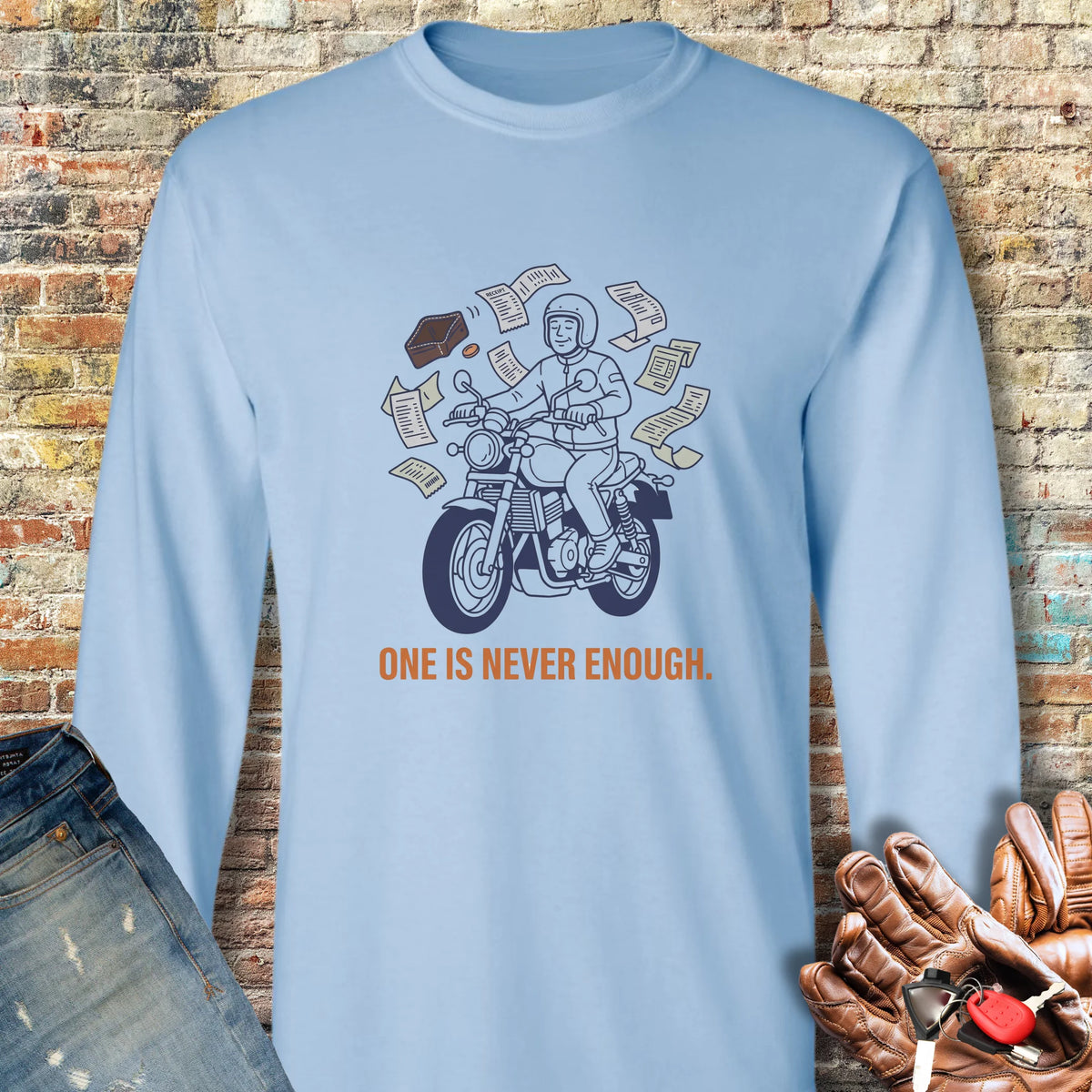 Bills Long Sleeve T-Shirt - Light Blue
