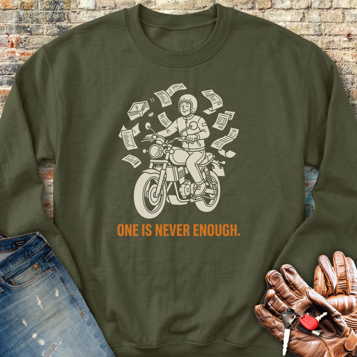 Bills Sweatshirt - Military Green