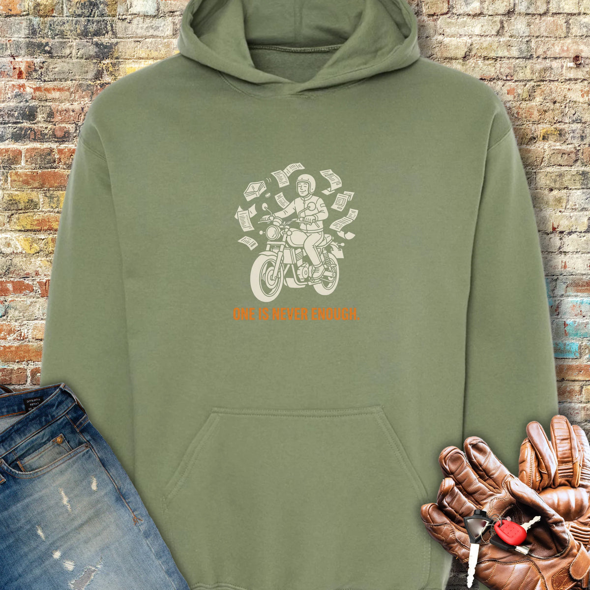 Bills Hoodie - Military Green