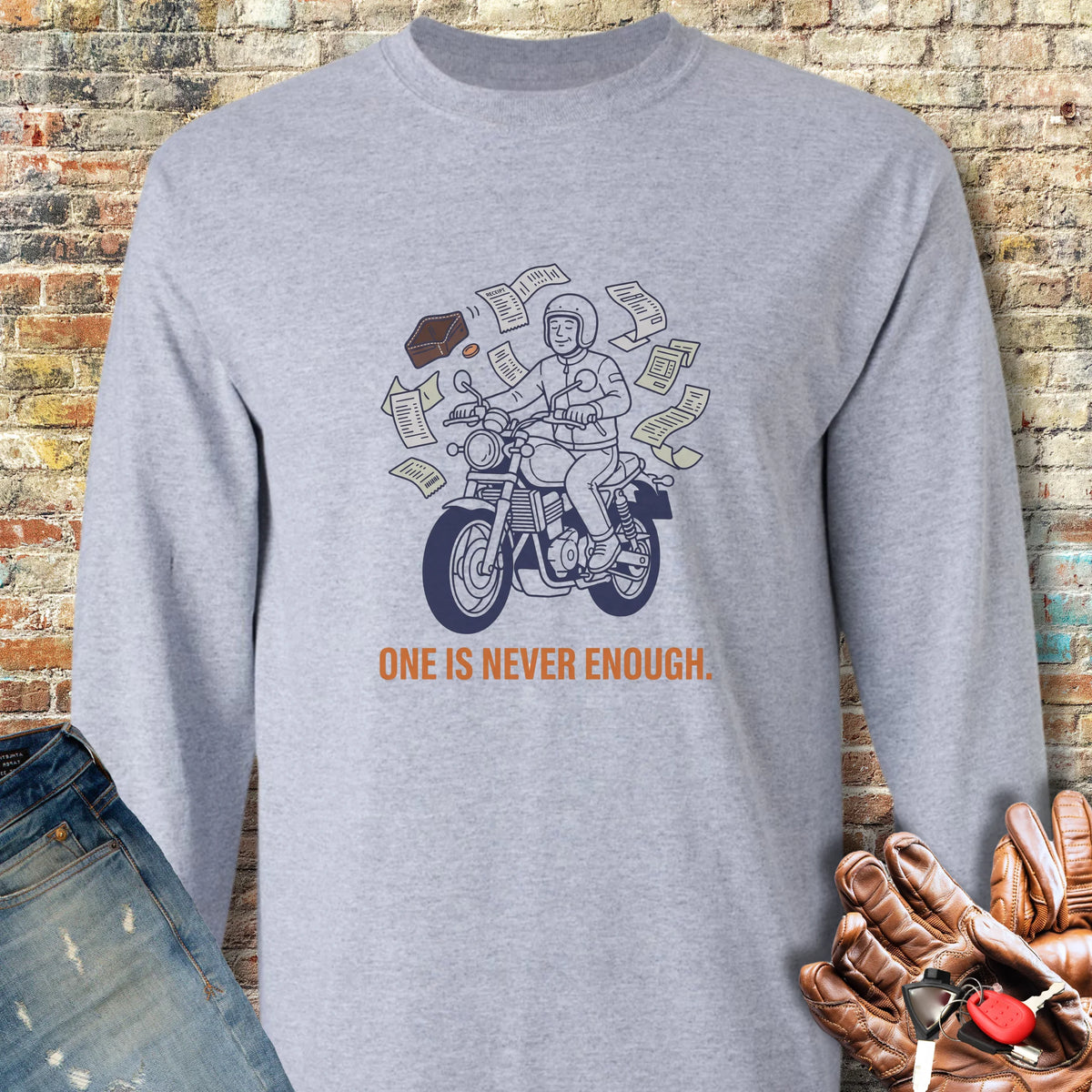 Bills Long Sleeve T-Shirt - Sport Grey