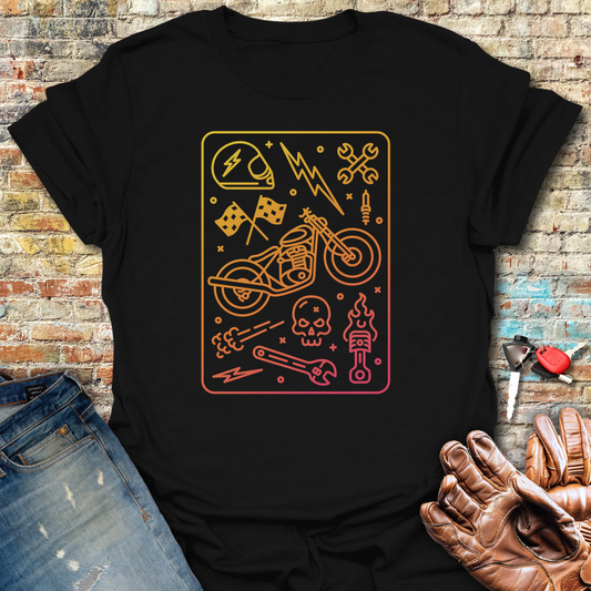 Motorcycle Kit T-Shirt - Black