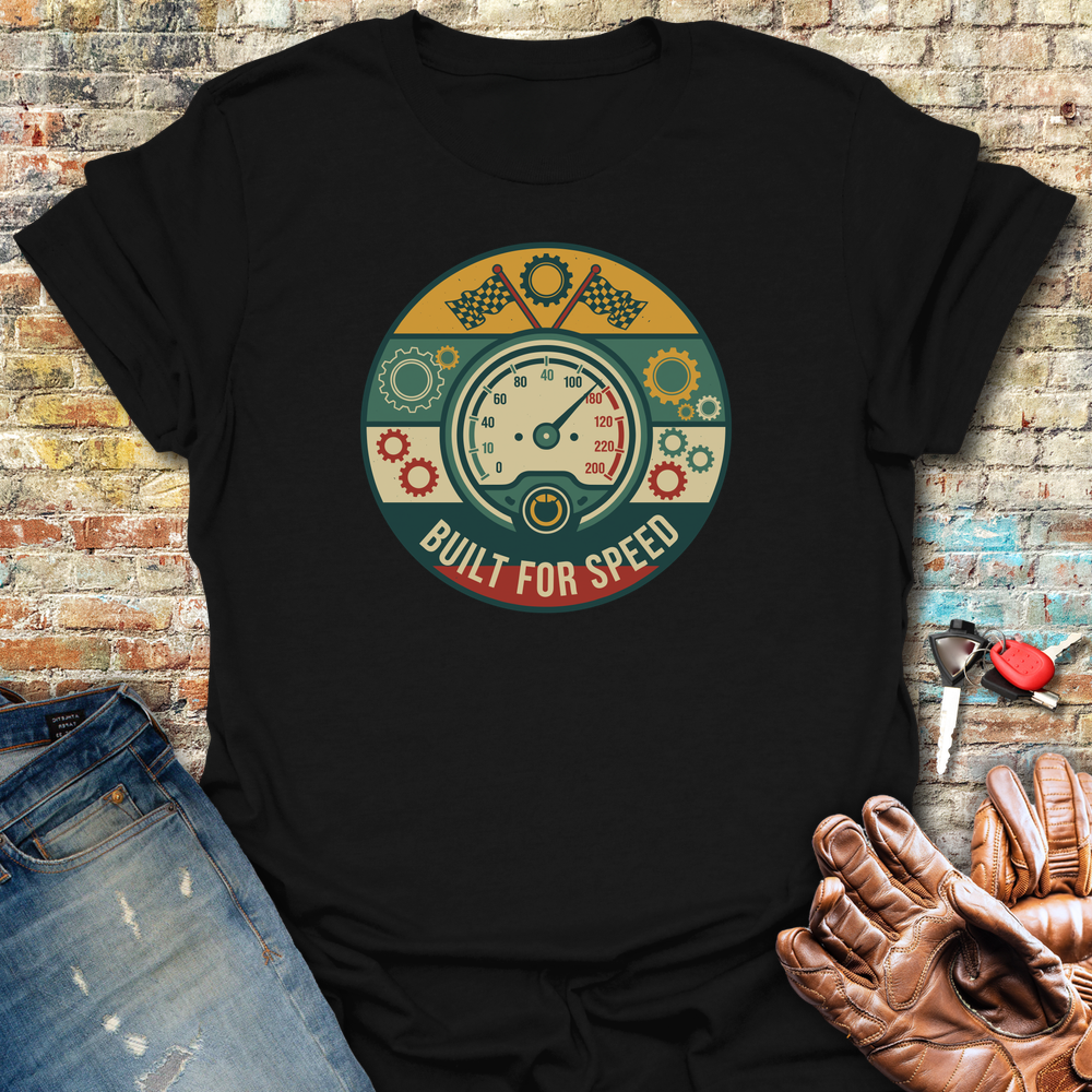 Built For Speed T-Shirt - Black