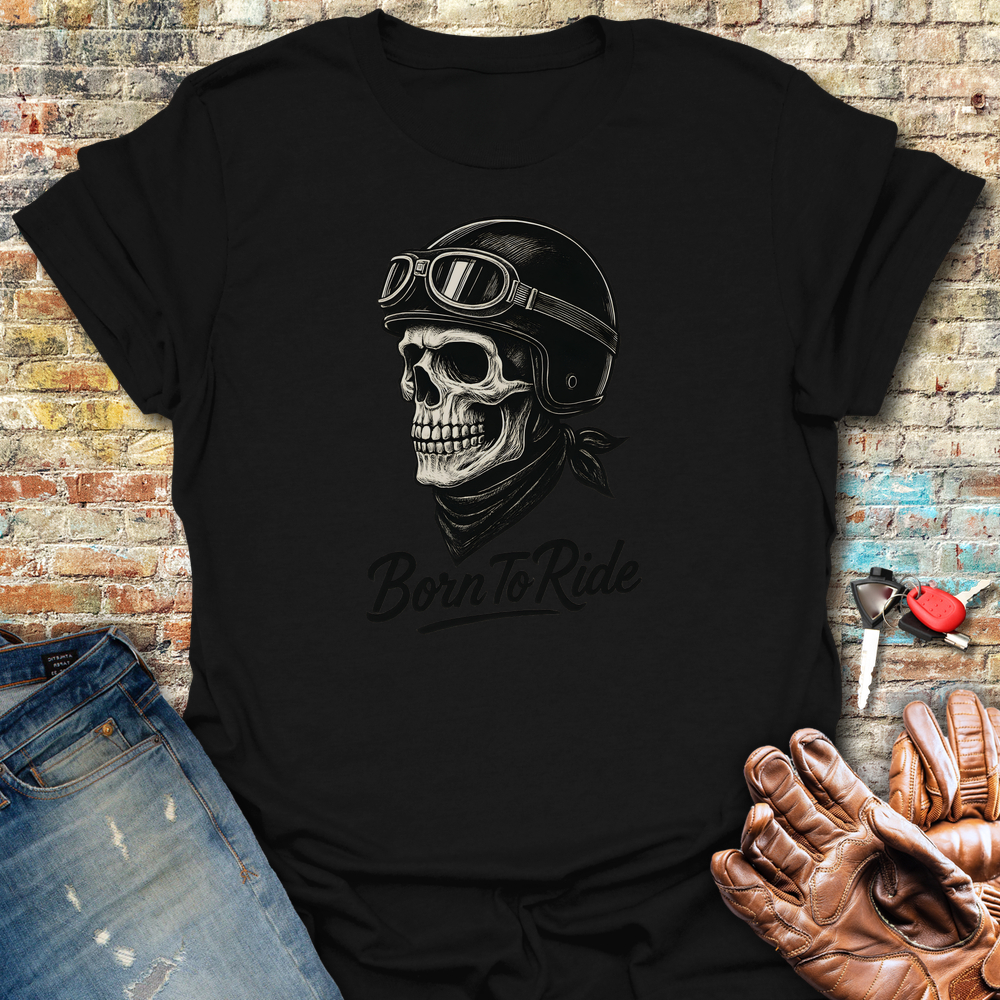 Skull Rider T-Shirt - Black