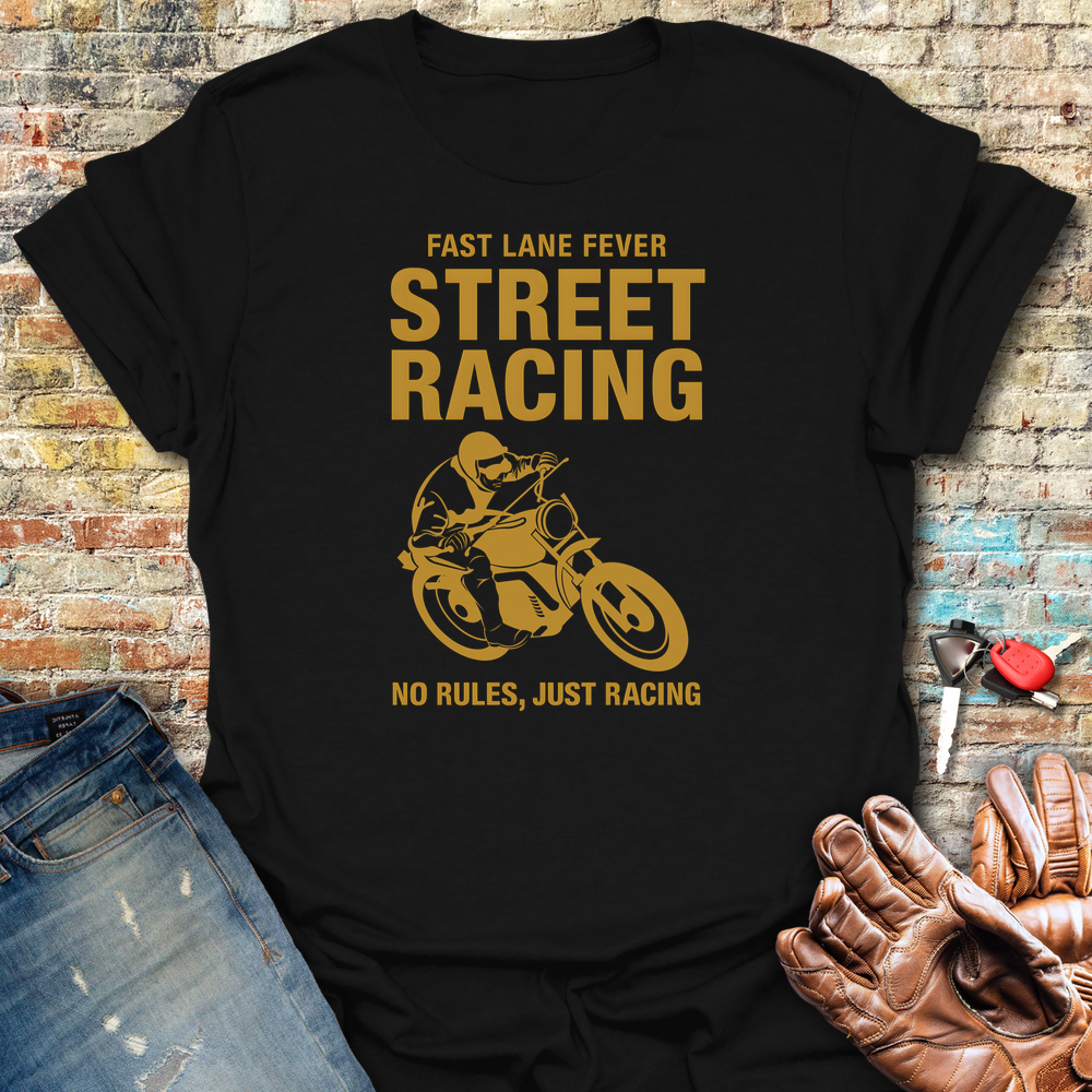 Street Racing T-Shirt - Black