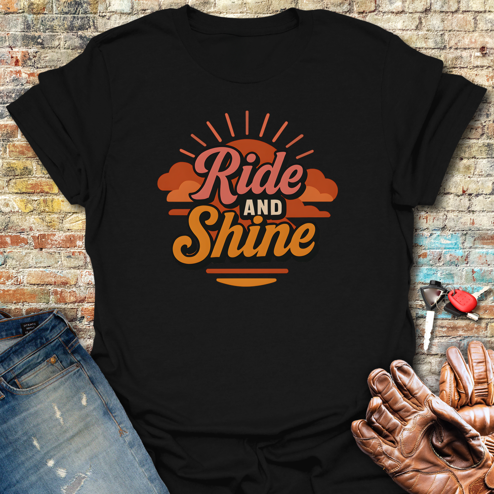 Ride Shine T-Shirt - Black