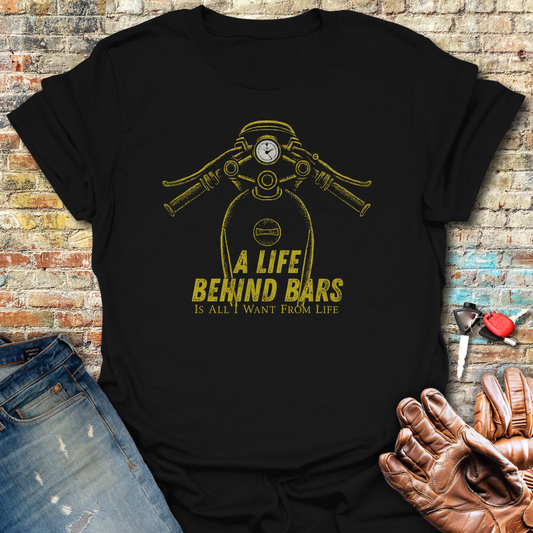 Life Behind Bars T-Shirt - Black