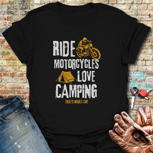 Love Camping T-Shirt - Black