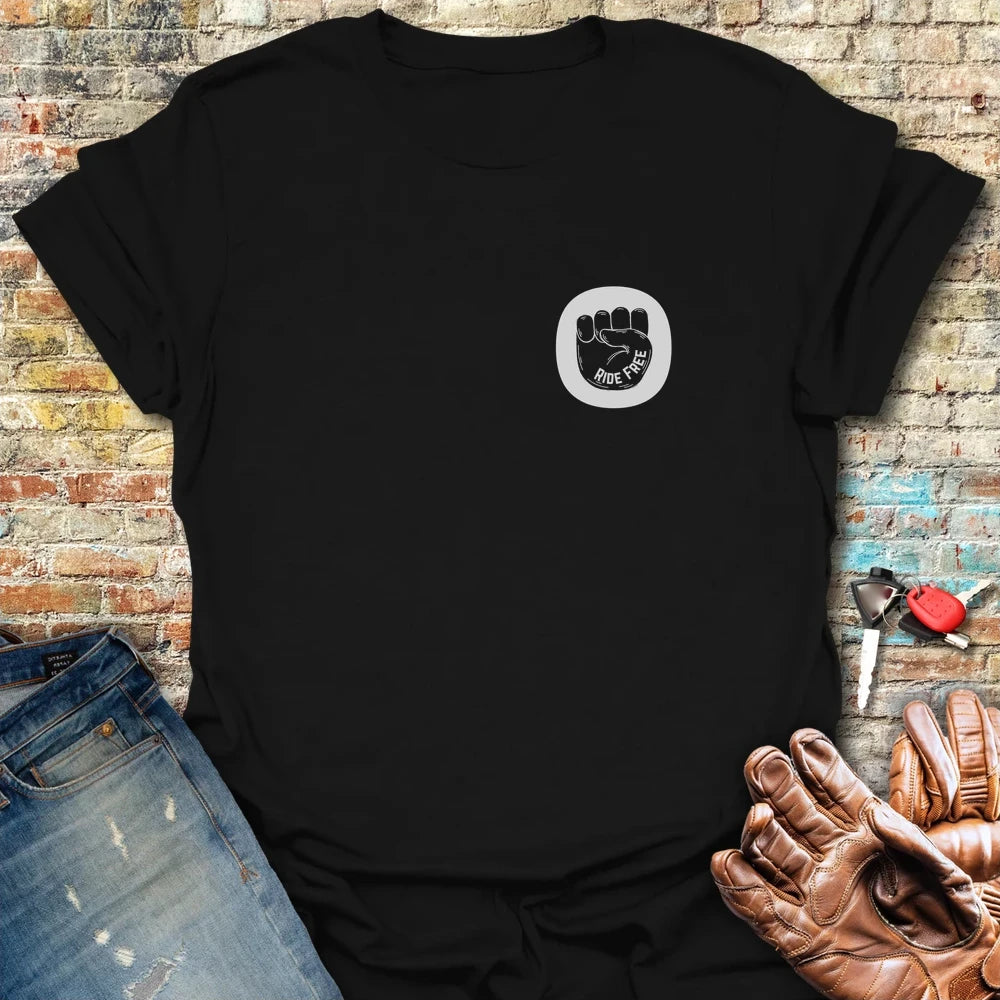 Ride Free Badge T-Shirt - Black