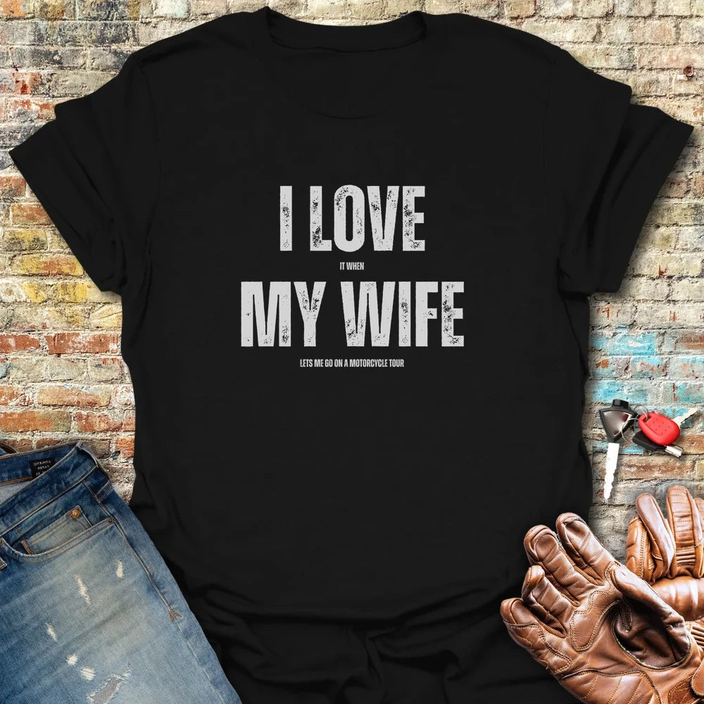 Love My Wife 3 T-Shirt - Black
