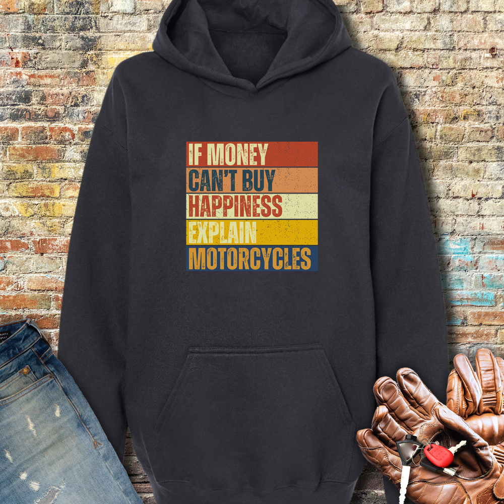 Happiness Block Hoodie - Black