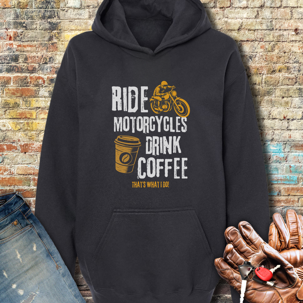 Drink Coffee Hoodie - Black