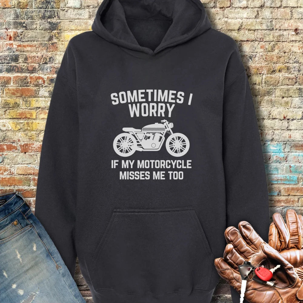 Sometimes (Cafe) Hoodie - Black