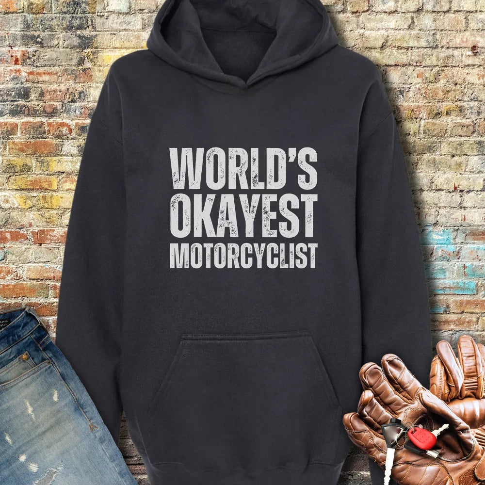 World's Okayest Hoodie - Black