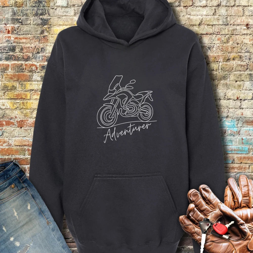 Adventurer Line Hoodie - Black