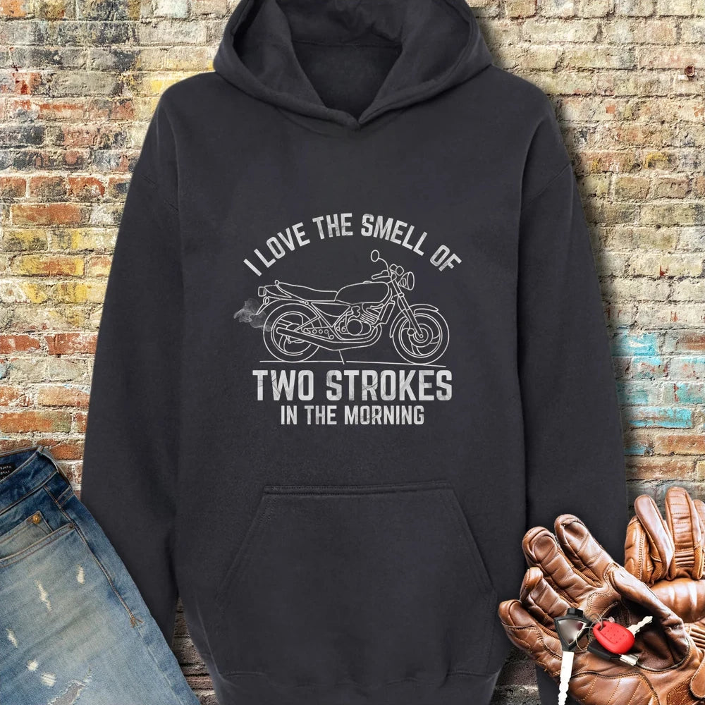 Two Strokes Hoodie - Black