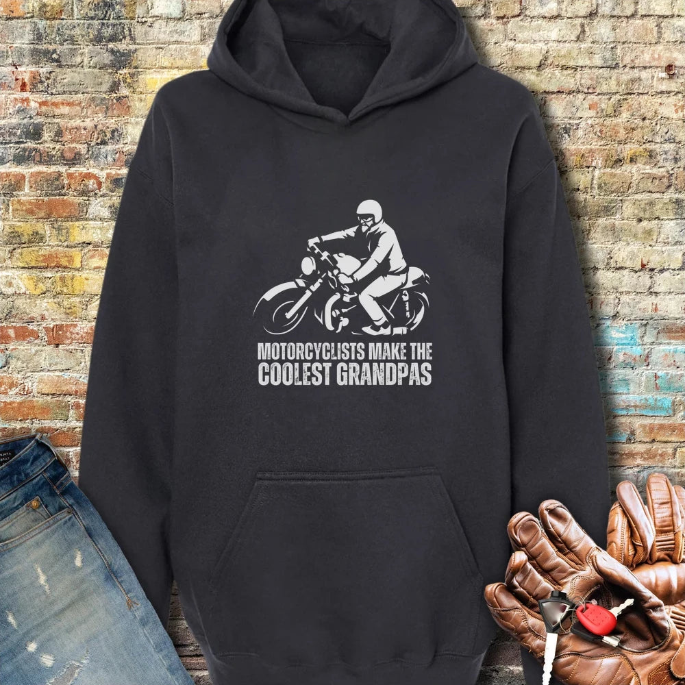 Coolest Grandpas Hoodie - Black