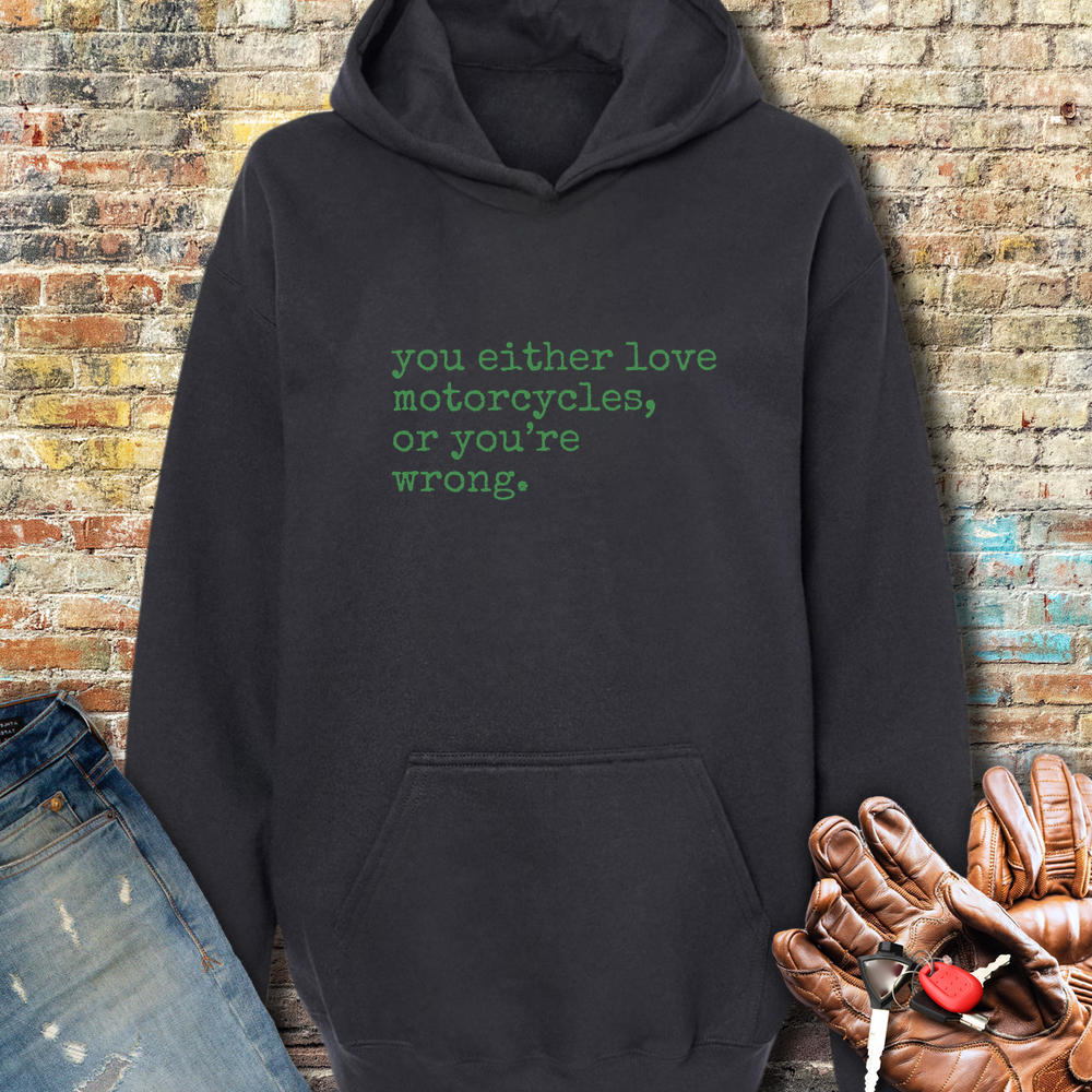 You're Wrong Hoodie - Black