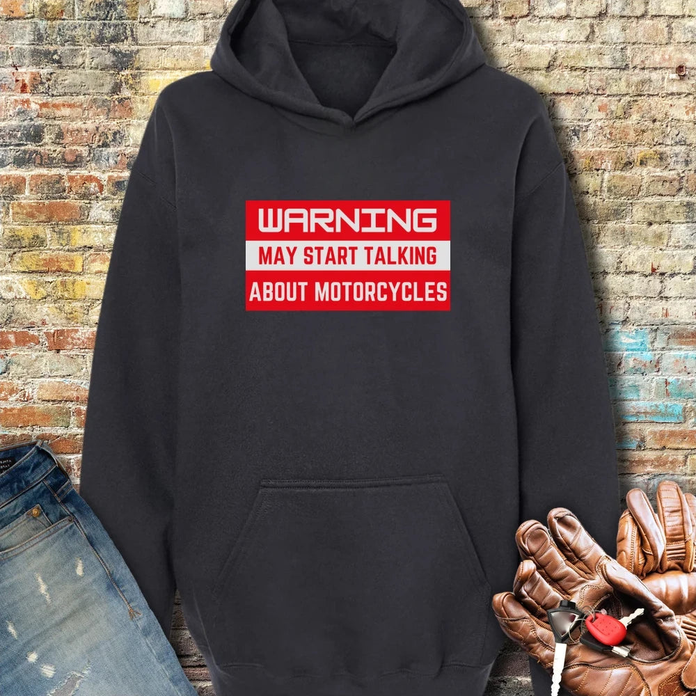 Warning Hoodie - Black