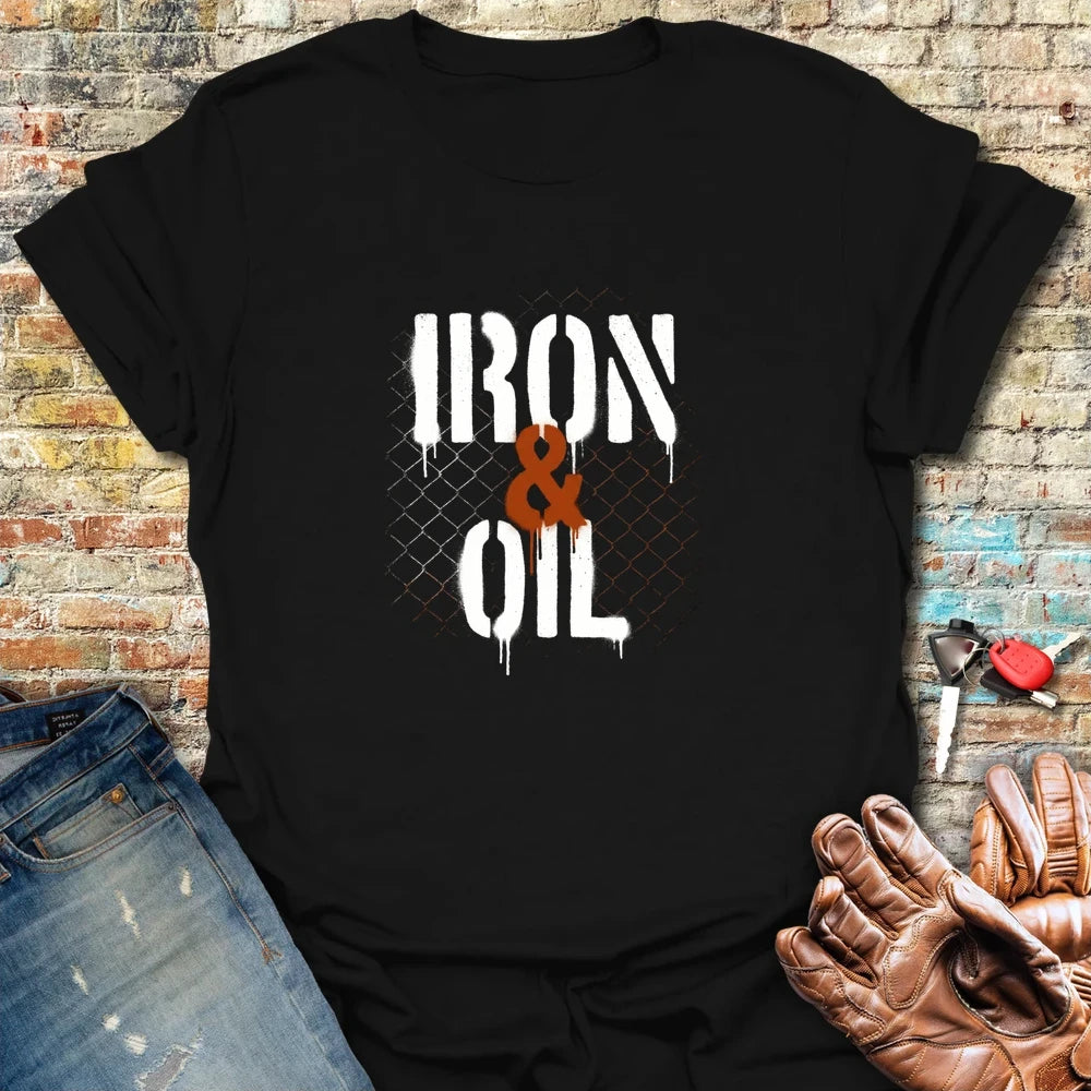 Iron Oil T-Shirt - Black