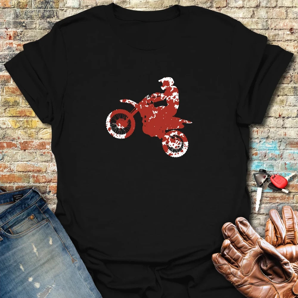 Splattered T-Shirt - Black