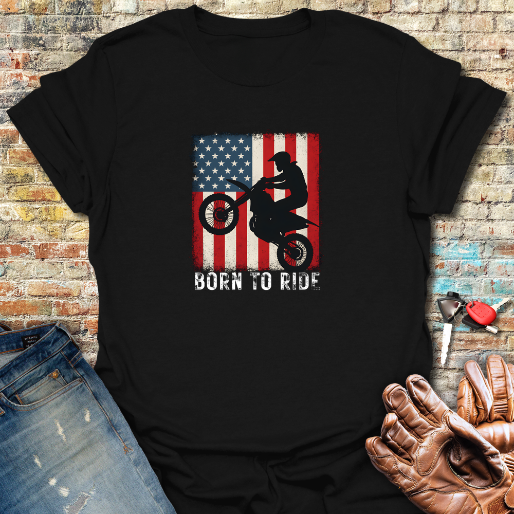 Motox Usa T-Shirt - Black