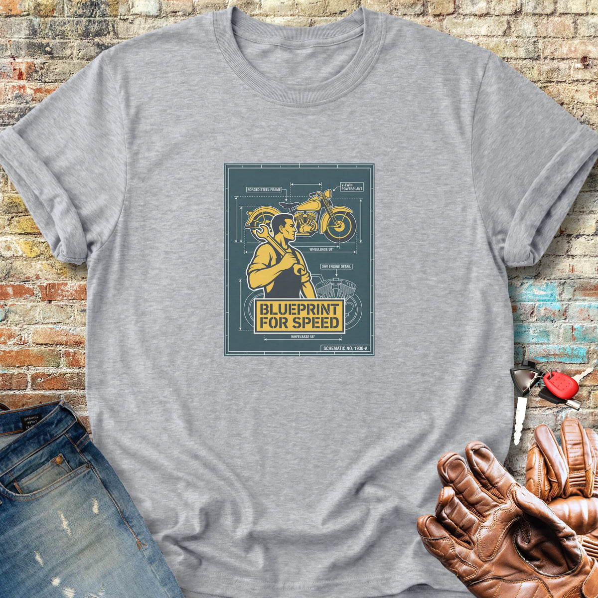 Blueprint Classic T-Shirt - Sport Grey