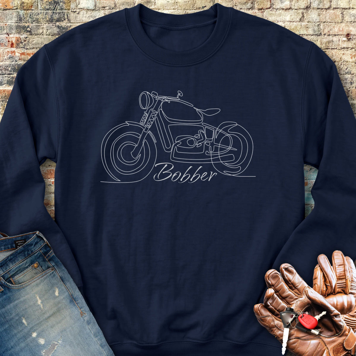 Bobber Line Sweatshirt - Navy
