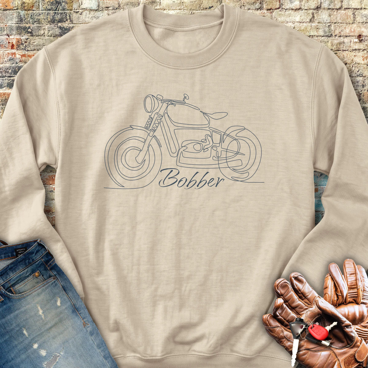 Bobber Line Sweatshirt - Sand