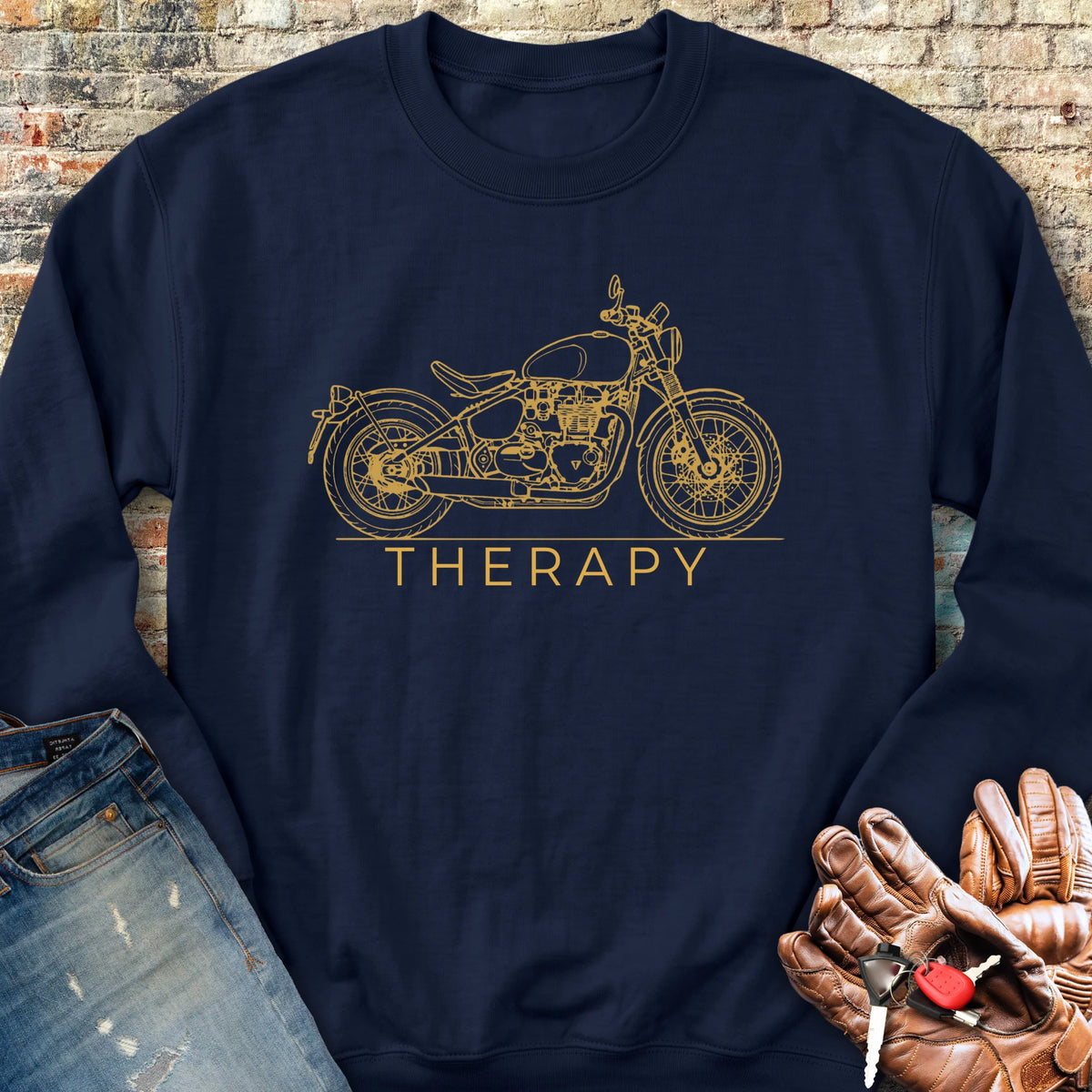 Bobber Therapy Sweatshirt - Navy