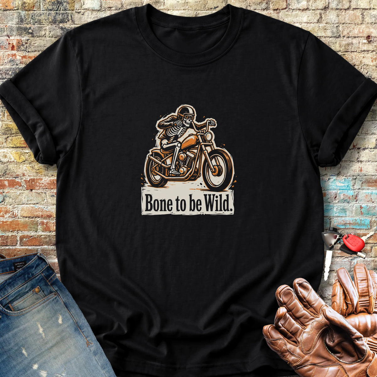 Bone Rider Classic T-Shirt - Black