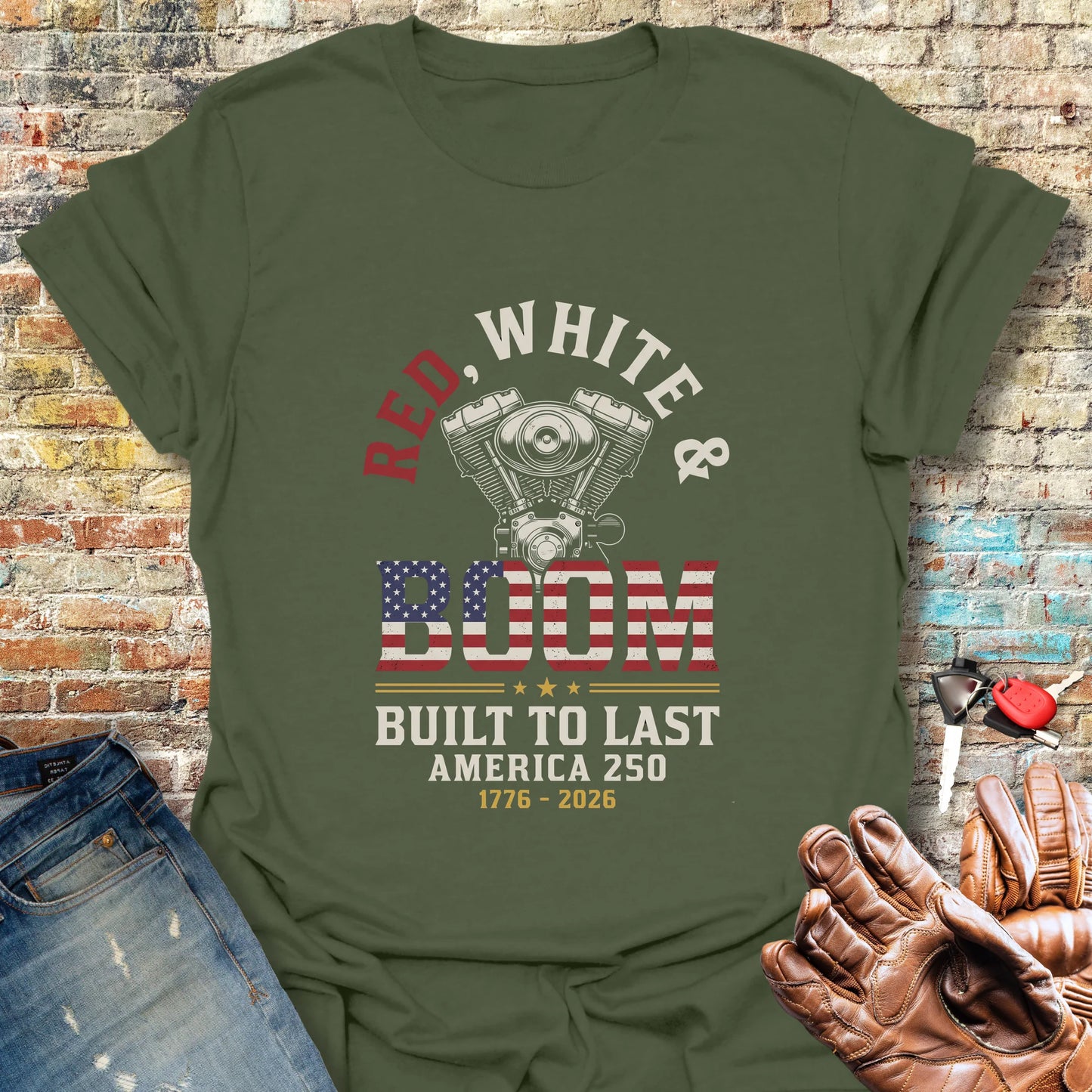 Boom 250 T-Shirt - Military Green