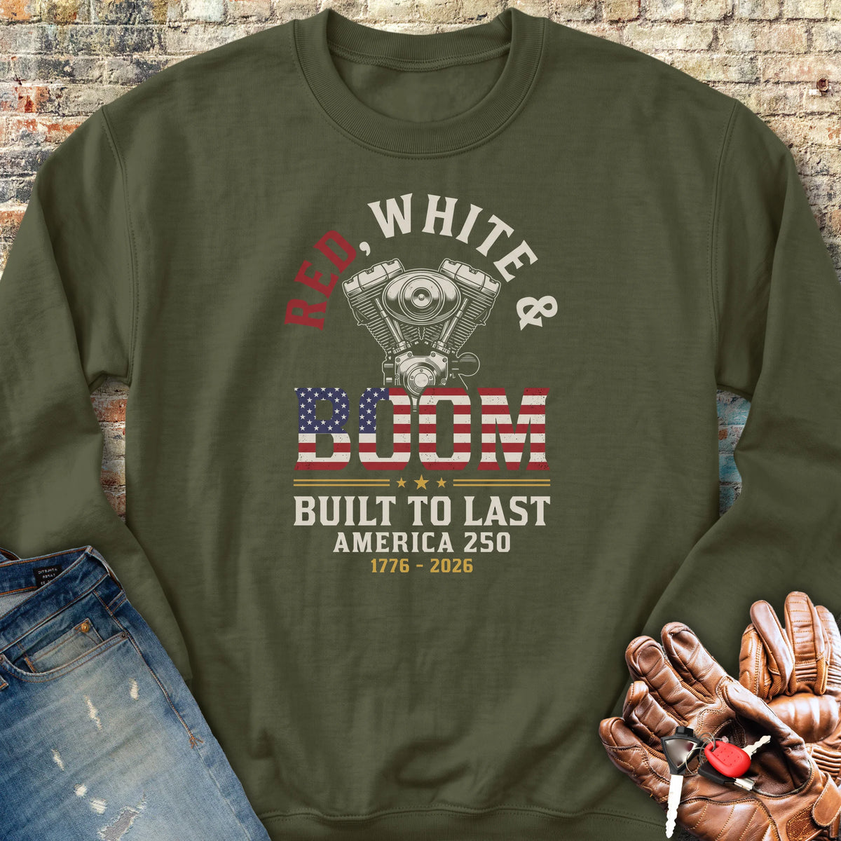 Boom 250 Sweatshirt - Military Green