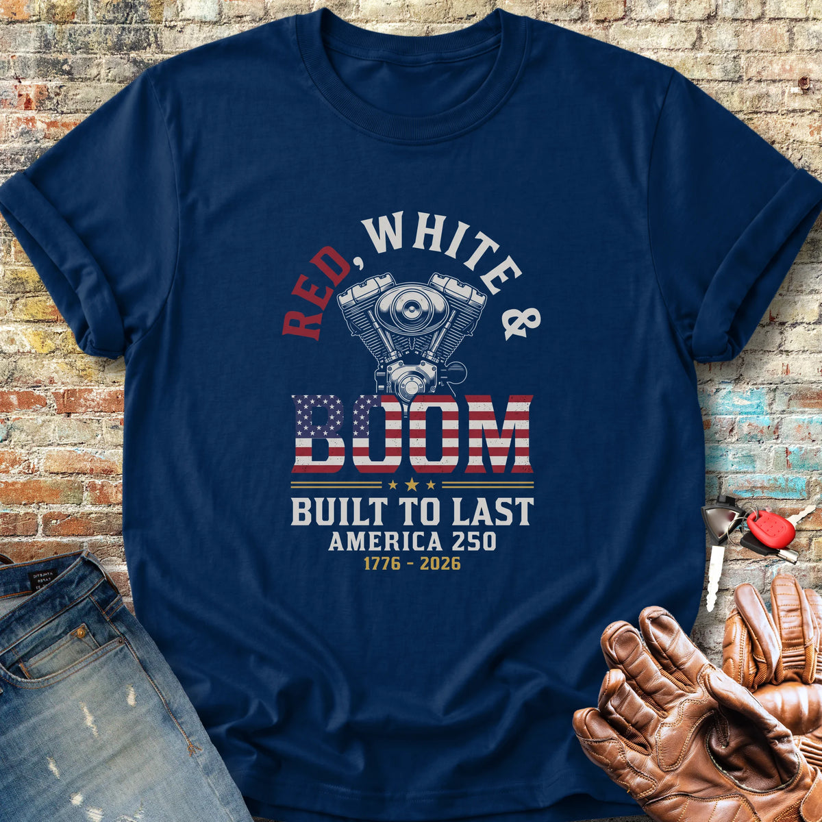 Boom 250 Classic T-Shirt - Navy