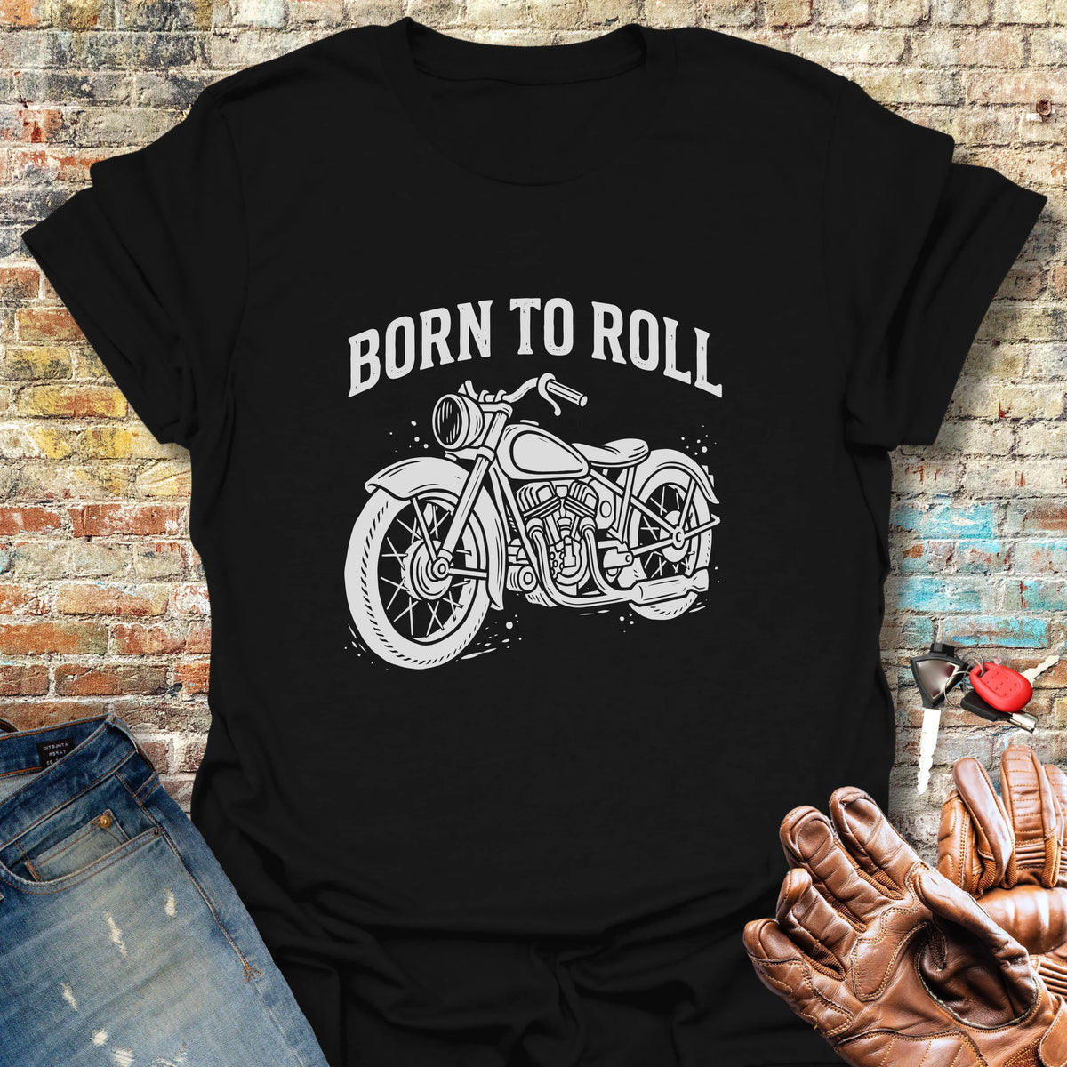 Born to Roll T-Shirt - Black