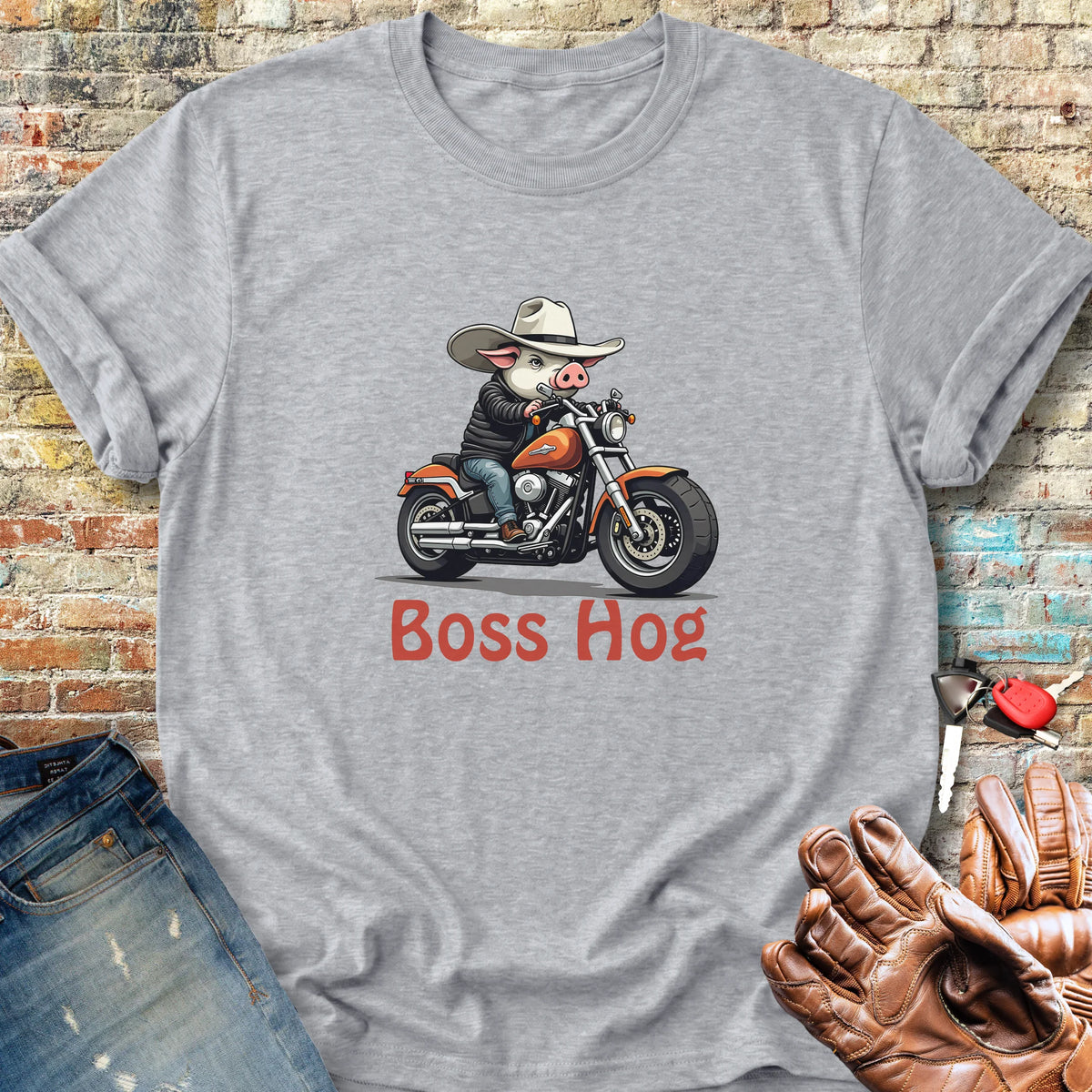 Boss Hog Classic T-Shirt - Sport Grey