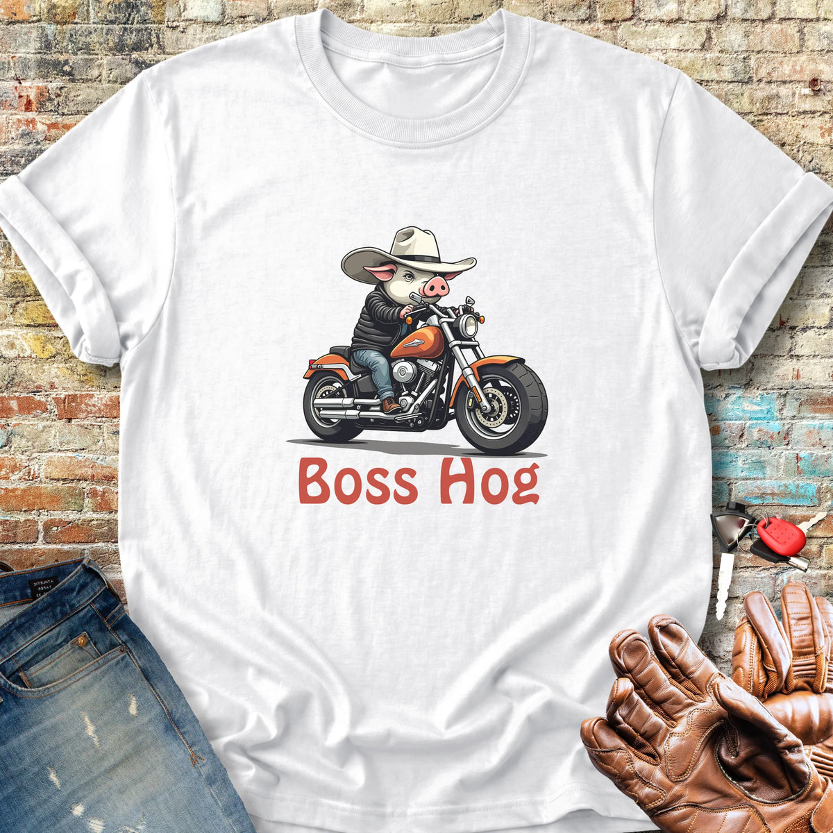 Boss Hog Classic T-Shirt - White