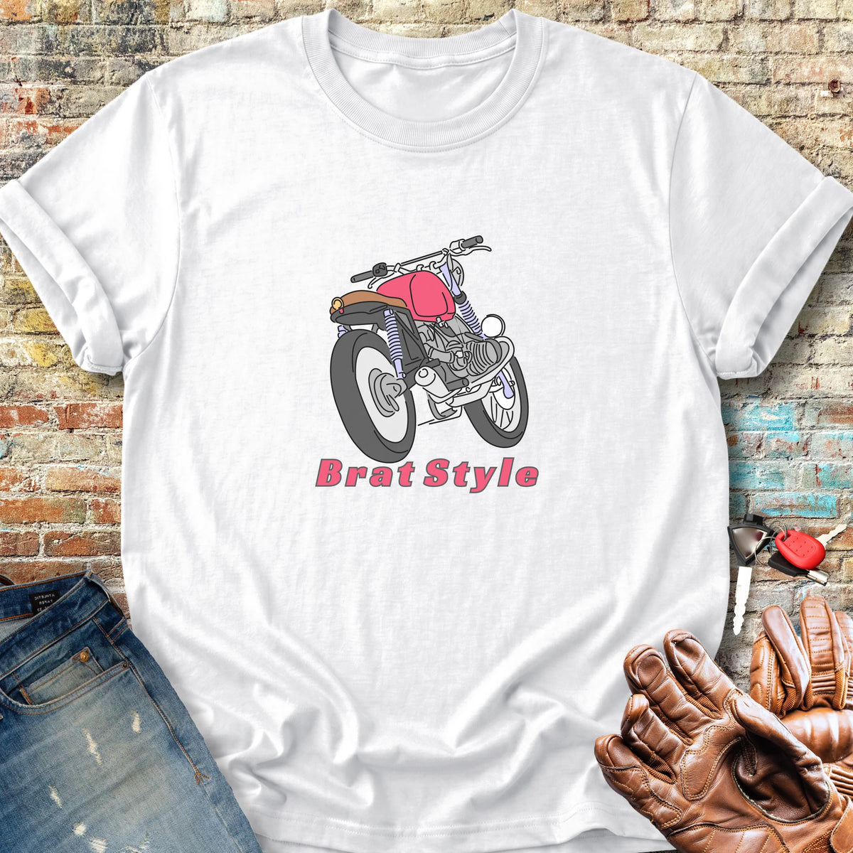 Brat Style Colour Classic T-Shirt - White