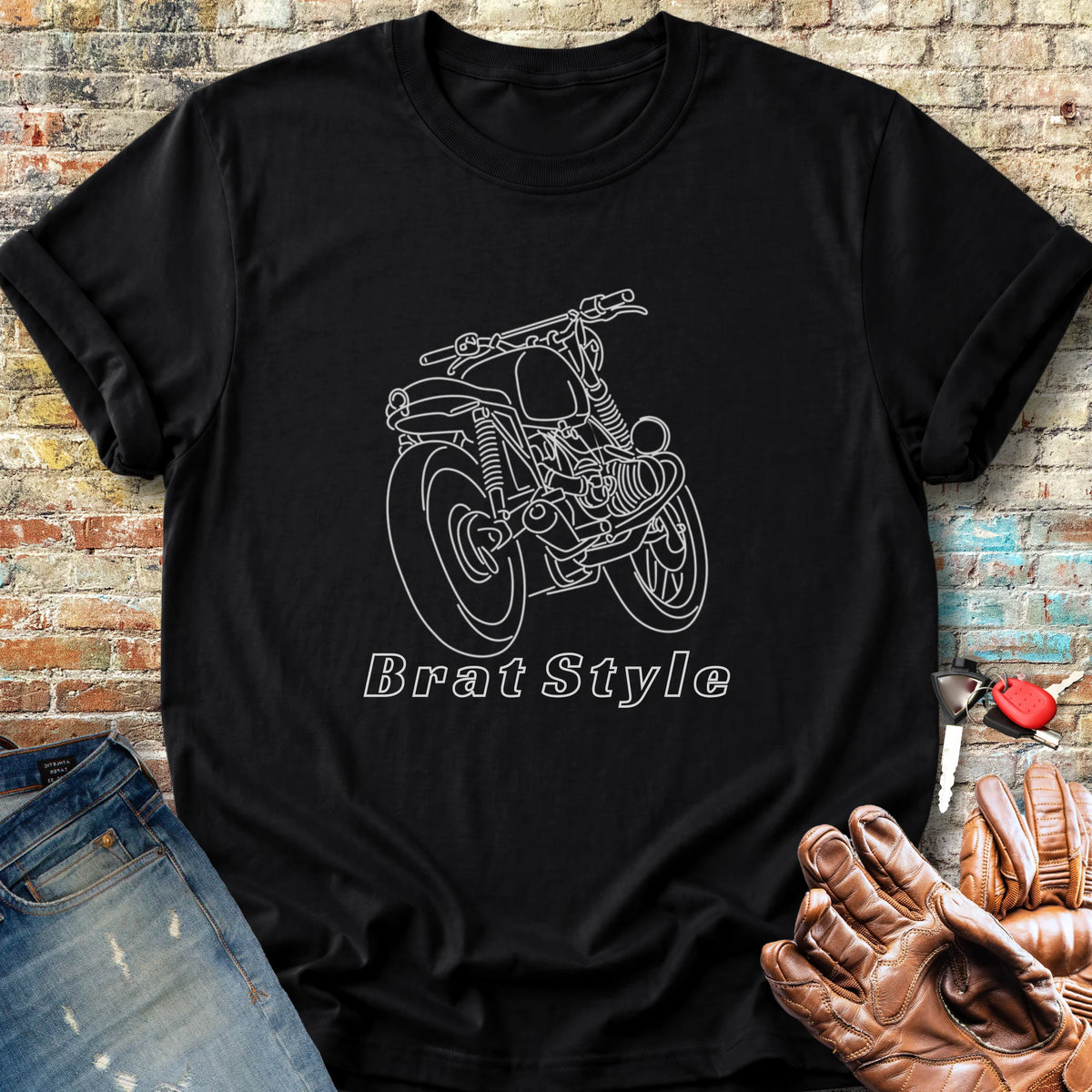 Brat Style Line Classic T-Shirt - Black