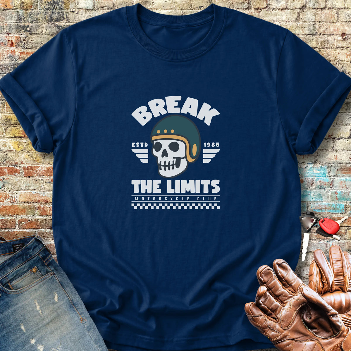 Break The Limits Classic T-Shirt - Navy