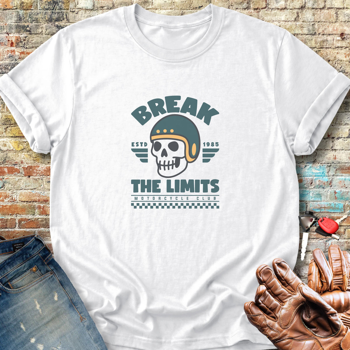Break The Limits Classic T-Shirt - White