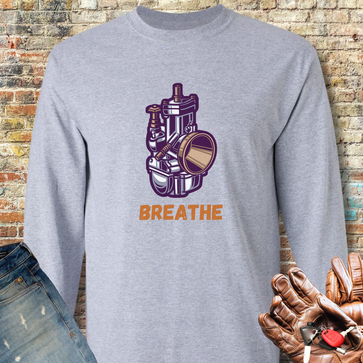 Breathe Long Sleeve T-Shirt - Sport Grey