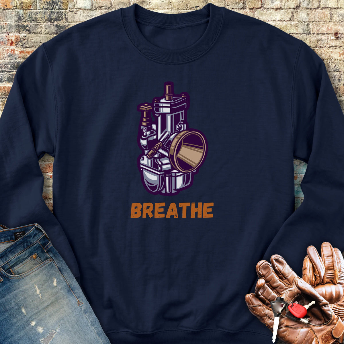 Breathe Sweatshirt - Navy