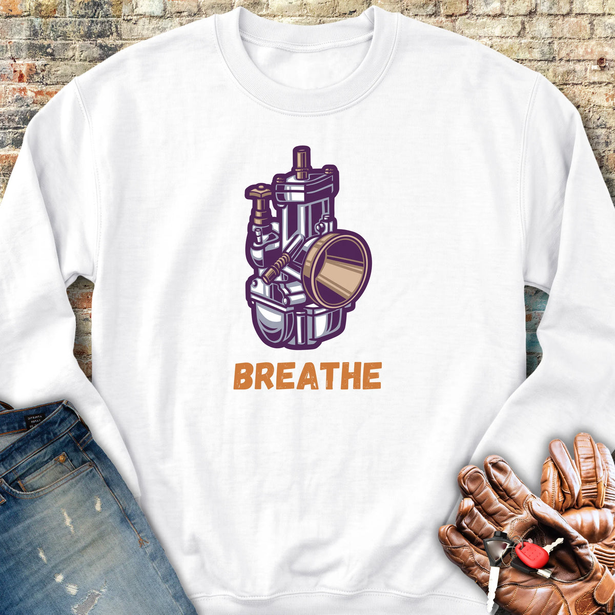 Breathe Sweatshirt - White