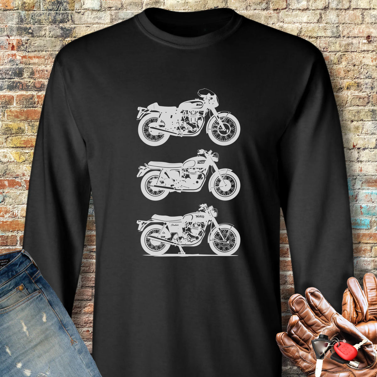 British Classics Long Sleeve T-Shirt - Black