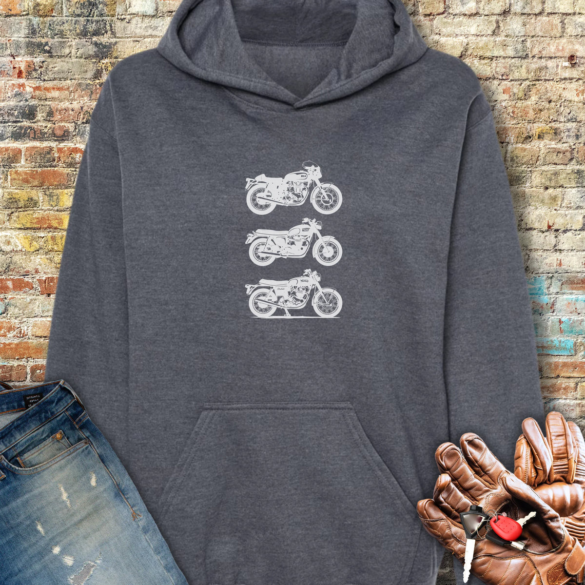 British Classics Hoodie - Dark Heather