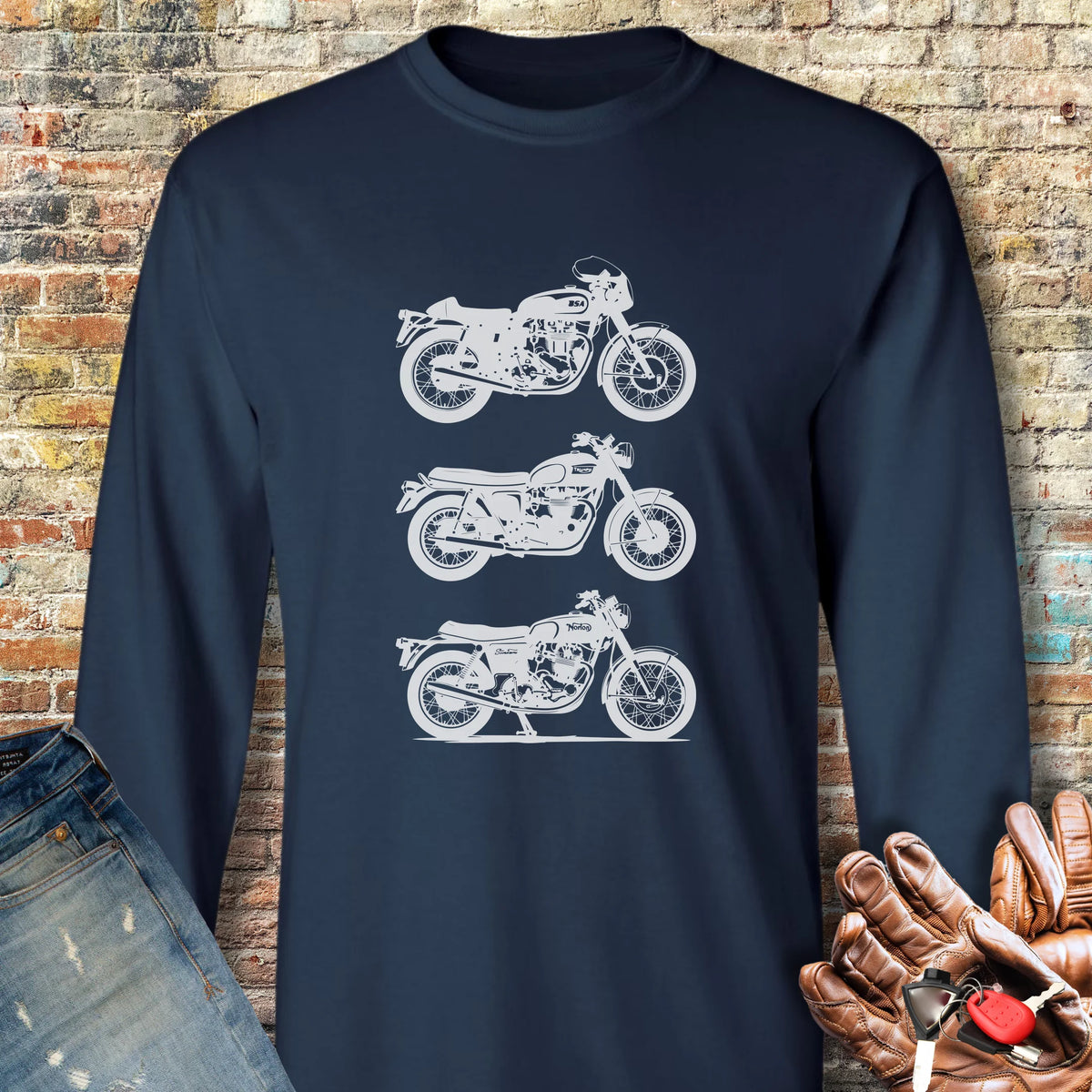 British Classics Long Sleeve T-Shirt - Navy