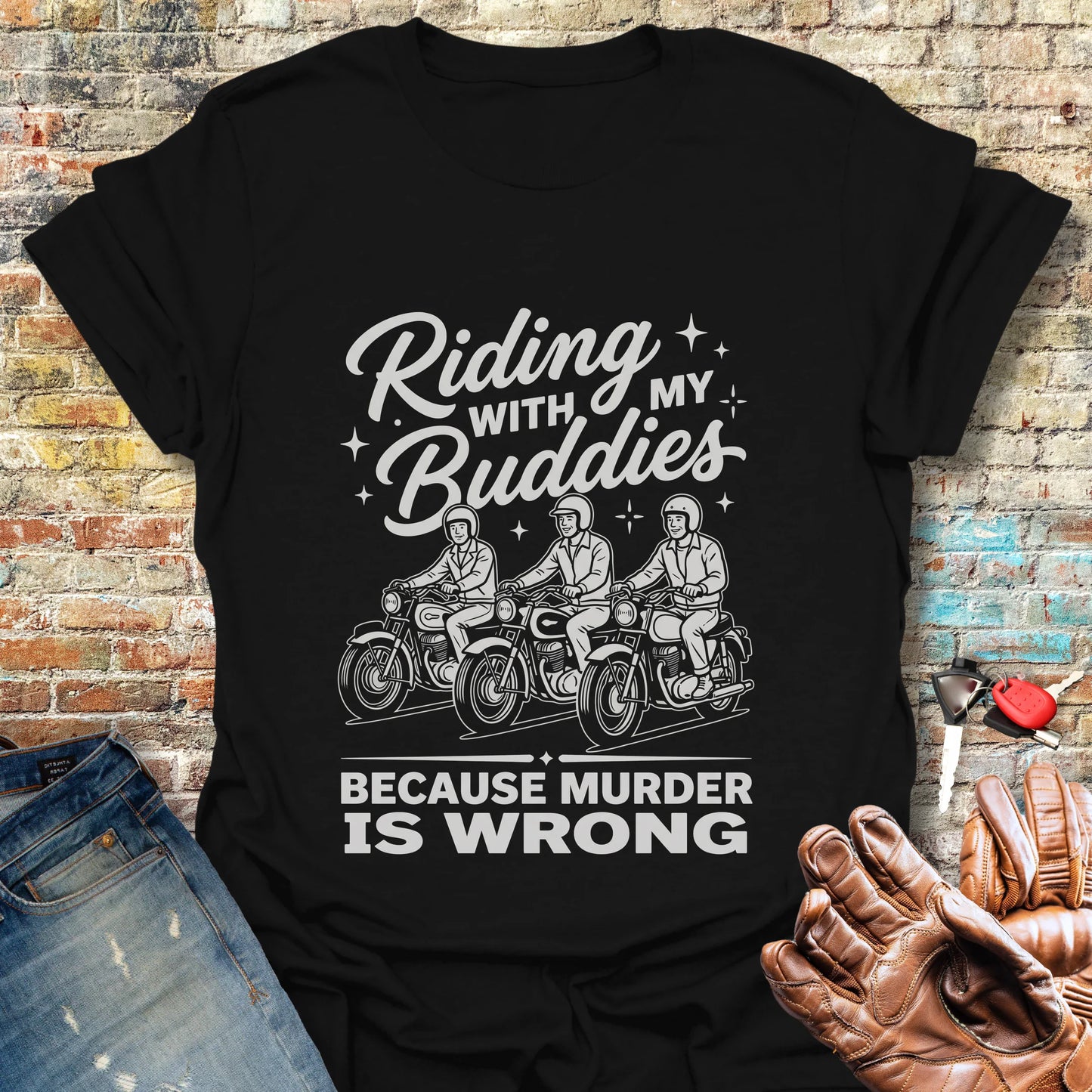 Buddies T-Shirt - Black