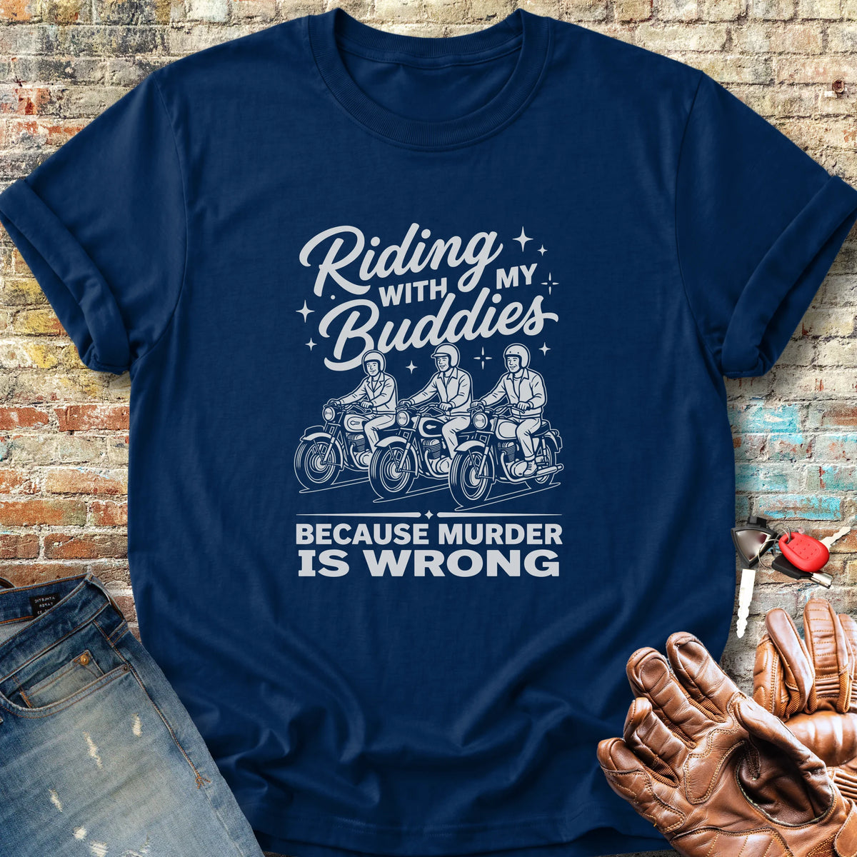 Buddies Classic T-Shirt - Navy