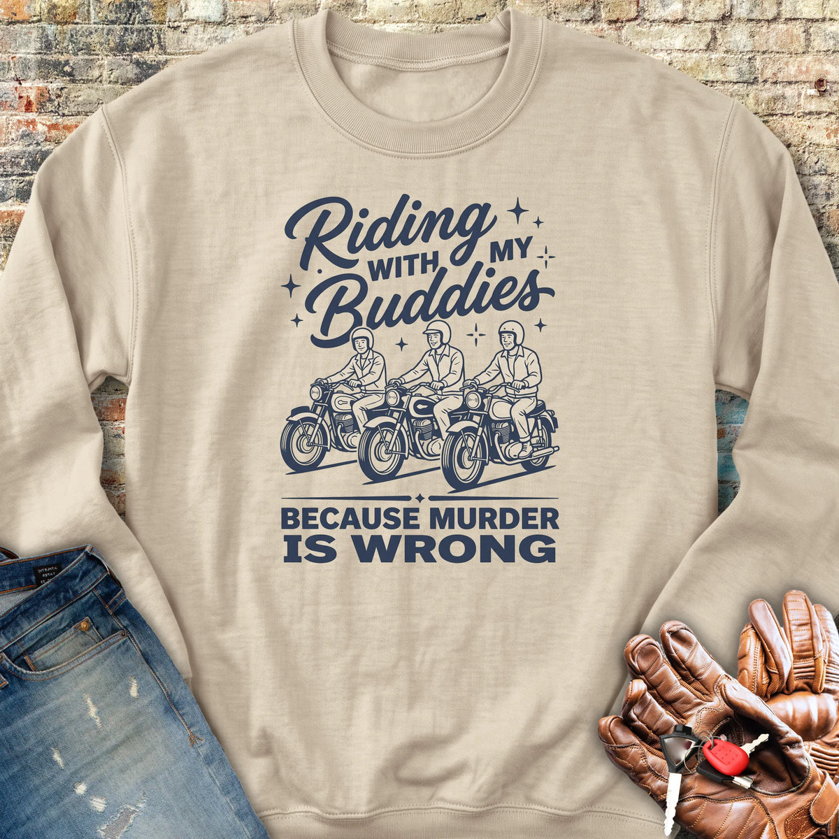 Buddies Sweatshirt - Sand